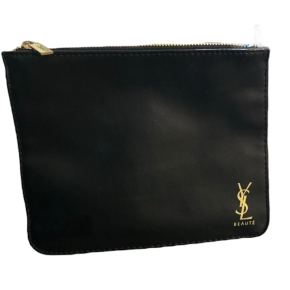 Yves Saint Laurent Handbags - Yves Saint Laurent Black makeup toiletries bag